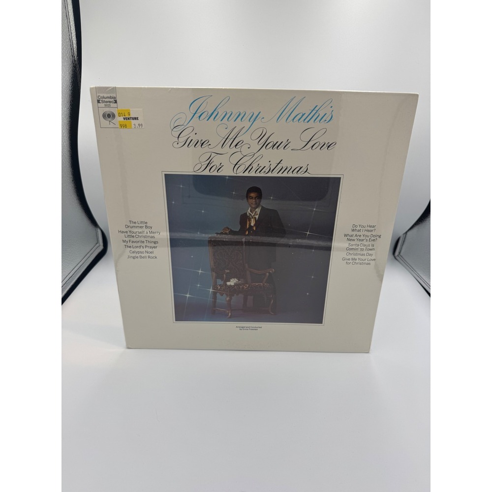 Johnny Mathis Give Me Your Love For Christmas Vinyl LP Columbia CS 9923 Sealed 3